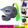 Motorcycle Helmets Electric Helmet Decoration Braids Kids Balance Car Motorbike Accessorie Suction Cup Paste Cosplay Auto Styling