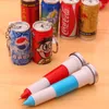 Jonvon Satone 6pcs Children Drinks Pens Creative Ballpoint Pen Retractable Cans Ball Gifts Wholesale Stationery For School