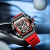 Wristwatches Sports Men's Watch ONOLA Luxury Fashion Fully Automatic Mechanical Watches Men Unique Design Waterproof Tape Wristwatch