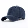 Ballkappen VORON Adjuable Cotton Hat Snapback Cap Baseball Outdoor Casquette Fashion Water Wash Jeans Hip Hop Sun Hats