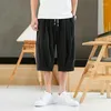 Shorts pour hommes été Long Plus grande taille mode Bermuda décontracté pour homme Streetwear cordon surdimensionné Cargo