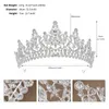 5 farben Mode Luxus Kristall Tiara Krone Frauen Hochzeit Party Neue Koreanische Elegante Braut Haar Kleid Zubehör