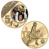 Distintivo de campeão de artesanato conjunto de moedas comemorativas de artes e ofícios atacado