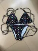 Kvinnor Trepunktsbaddräkt Mode Sommar Tvådelade Bikinidräkter Set med bokstäver Sexiga Strandbaddräkter Badkläder Kläder av hög kvalitet 45