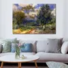 High Quality Handmade Pierre Auguste Renoir Painting Sunny Landscape Modern Canvas Artwork Wall Decor