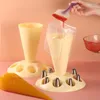 Bakeware Tools Piping Bags Rack Pastry Holder For Easy Filling Icing Stand Nozzle Decorating Tips Baking Accessories