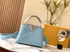 10a designer väska luxurys handväskor kvinna tygväska axelväska capuciner bb väska på tote påse blommor läder axel kedjor väskor klaff kors kropp koppling handväska