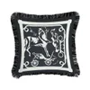 Luxury Luxury Embroidered Cushion Covers Velvet Tassels Pillow Case Home Decorative European Sofa Car Throw Pillows 2023070950