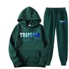 Men's Tracksuits Trapstar Tracksuit 2 Pieces Set Unisex Hoodies Fleece Sweatshirt+Pants Suit Hoodie Sportswear Jogging Men's Sets 2022 New Brand