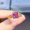 Klustringar Unik Asscher Cut Alexandrite Förlovningsring 925 Silver Bröllopsdagslöfte för kvinnor