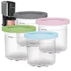 Strumenti per gelati gelati pinte tazze per Ninja- NC299Amz/NC300s Series Sostituzione di gelati Sostituzione Jar con coperchi lavabili 230707