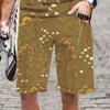 Herrshorts Överdimensionerade blommor Växter Mönster Streetwear Bekväm Lös Man Herr/Kvinnor Strand Harajuku 3D-tryckt Mode Coolt