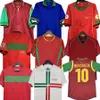 Ronaldo Retro Soccer Jerseys 1998 1999 2012 2002 2002 2004 2006 Rui Costa Figo Nani Pepe Classic Football Shirts Camisetas de Futbol Portugal