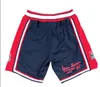 Мужские шорты мужские шорты американская команда Dream Team Pockets Edition Basketball Shorts 230707
