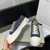 Scarpe casual di marca di lusso da donna in pelle stringate con fondo spesso scarpe firmate semplici scarpe di tela casual