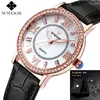 Wristwatches 2023 WWOOR Diamond Watch Women Roman Numerals Lady Wrist Quartz Waterproof Watches