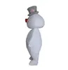 Halloween Frosty Snowman Maskottchen Kostüme Cartoon Charakter Outfit Anzug Weihnachten Outdoor Party Outfit Erwachsene Größe Werbekleidung