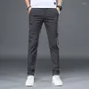 Mannen Broek 6 Kleuren 95% Katoenen Broek Lente Zomer Klassieke Soild Business Stretch Slim Fit Casual Pantalones Hombre