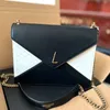 New fashion messenger bag low-key elegant noble trend with infinite charm double storage space single shoulder crossbody all matching gift box packaging