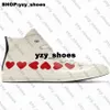 Femmes Chucks Taylors All Star 70 Hi Taille 5 11 Hommes Baskets Chaussures Us5 Casual Trainers Designer CDG Us 5 Running Commes des Garcons PLAY 9186 Blanc Noir Rouge Rose Gris