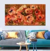 Kwiaty płótno anemony Pierre Auguste Renoir malarstwo impresjonistyczne Home Decor