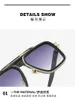 Sunglasses WAVE Blue Mirror Men UV Ray Lense Eyewear Vintage Fashion Square Mens Sun Glasses 95885 230707