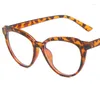 Sonnenbrille, Anti-Blaulicht-Brille, Unisex, Einfachheit, Cat-Eye-Brille, Patchwork-Farbrahmen, Brille, Ornamental