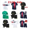 23 24 Kit enfants chaussettes maison MBAPPE HAKIMI JOUEUR # 30 maillot de football SERGIO RAMOS Maillots de football 22 23 MARQUINHOS VERRATTI chemise uniformes maillot