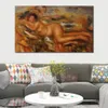 Impressionist Canvas Art Nude on The Grass Pierre Auguste Renoir Painting Handcrafted Modern Landscapes Hotels Room Decor