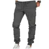 Spodnie męskie moda 2023 kombinezon z wieloma kieszeniami spodnie sportowe męskie dorywczo Fitness sznurkiem Jogger Track Streetwear