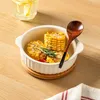 Bowls French Onion Soup With Handles 16 Oz Ceramic Serving Bowl Crocks - Oven Safe For Chili Beef Stew Cereal