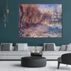 Modern landschap canvas muur kunst landschap met sneeuw Pierre Auguste Renoir schilderijen handgemaakte hoge kwaliteit