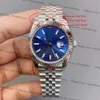 U1 ST9 Mens Watch Designer 41MM Nova Moldura Novos Links Cristal de Safira 904L Aço Inoxidável Relógios À Prova D 'Água para Homens Relógios de Pulso Mostrador Azul