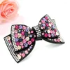 Hårklämmor Butterfly Barrette - Rhinestones Clip Cellulose Acetate Accessory For Women Girl Beauty Ornament