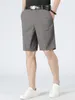 Мужские шорты бренд летое прибытие мягкое хлопок повседневное мужское хаки бежевое цвет прямой бизнес -костюм с карманом с карманом