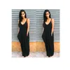 Casual Dresses Fast Fashion Women Summer Beach Dress Irregular Suspenders Sexy Deep V Neck Pocket Lady Spaghetti Strap Maxi