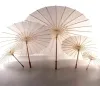 60pcs Gelin Düğün Şemsiyeleri Beyaz Kağıt Şemsiyeleri Güzellik Öğeleri Çin mini zanaat şemsiye çapı 60cm JY09