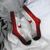 Chaussettes pour hommes rétro Vintage Style classique Canada drapeau hommes femmes en plein air nouveauté printemps été automne hiver bas cadeau