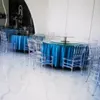 Usine de mariage en gros avec chaise PC cristal transparent acrylique chaise chaise hôtel salle de banquet chaise en plastique 865