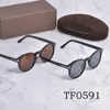 Sunglasses TF Women Men Round Glasses Tf0591 Gafas Eyeglasses Eyewear Optical Prescription Frame With Original Box Case