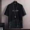 Dress 2023 Summer New Men's Classic Fashion Short Sleeve Tshirt Suit Men's Casual Loose Comfortable Highquality Twopiece Set M5xl