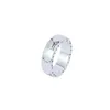 Produttori fornitura diretta versione coreana di conchiglia intarsiata Hao pietra tre diamanti anello conchiglia madre oro rosa 18 carati titanio anello colore acciaio femminile G3340