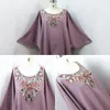 Roupas étnicas Eid Kaftan Abaya Ramadan Turquia Jilbab Muslim Hijab Dress Women Bat Sleeve Caftan Marocain Robe Femme Musulmane Islam