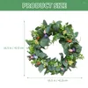 Decorative Flowers Easter Wreath Door Wall Festival Decor Egg Hanging Front Ornaments Garland Supplies