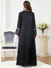 卸売中東服アラブドバイ女性2ピースアバヤセットインナードレスのためのイスラム教徒
