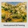 Modern Landscape Canvas Wall Art Rocky Craggs at L Estaque Pierre Auguste Renoir Paintings Handmade High Quality