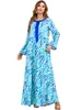 Najnowsze projekty Jalabiya na Bliskim Wschodzie Eid Gulf Dress Dubai Arabia Arabi Arabi Muzułmańska sukienka domowa