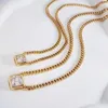 Pendant Necklaces Women's Chain Necklace For Ladies Party Jewelery Accesories Trendy CZ Stone Mother's Day Bijoux Gifts