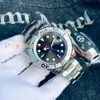 Mens Sports Luxury Watch Motion Designer Saatler Rel Siyah Dial Otomatik Mekanik Seramik Moda Klasik Paslanmaz Çelik Su Geçirmez 100m Aydınlık Safir