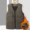Men's Vests Men 2023 Spring Brand Business Casual Pocket Warm Waistcoat Vest Autumn Waterproof Outfits Sleeveless Coat Jacket Y74